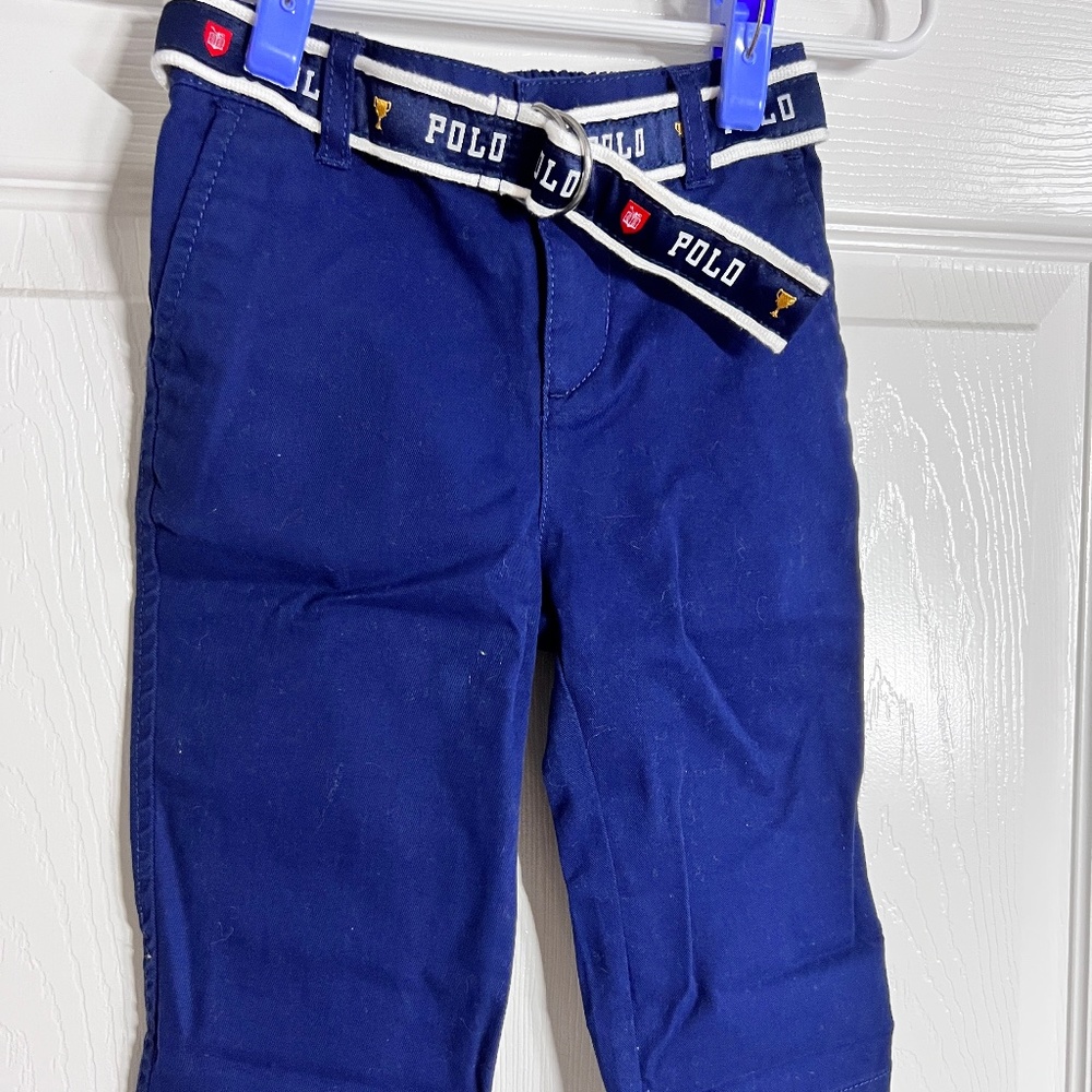 [All for$6-20 ]NEW 12m Polo Ralph Lauren pant with belt